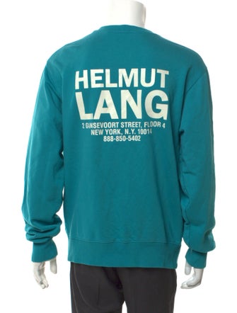 Helmut Lang Graphic Print Crew Neck Pullover