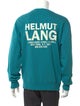Helmut Lang Graphic Print Crew Neck Pullover