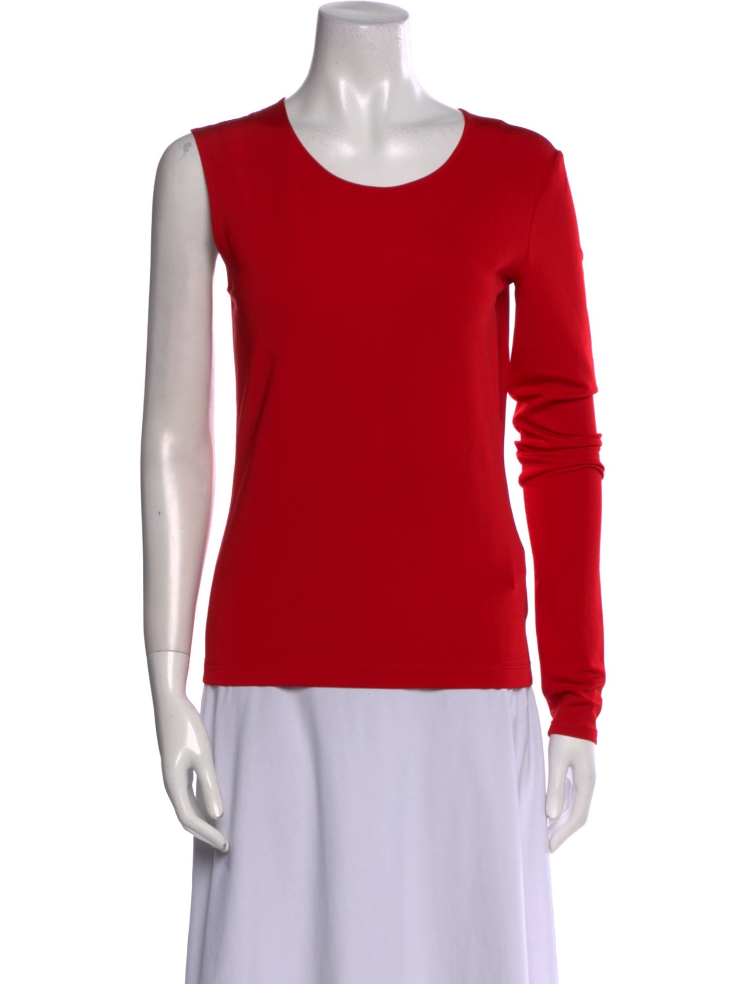 Helmut Lang Scoop Neck Long Sleeve Top