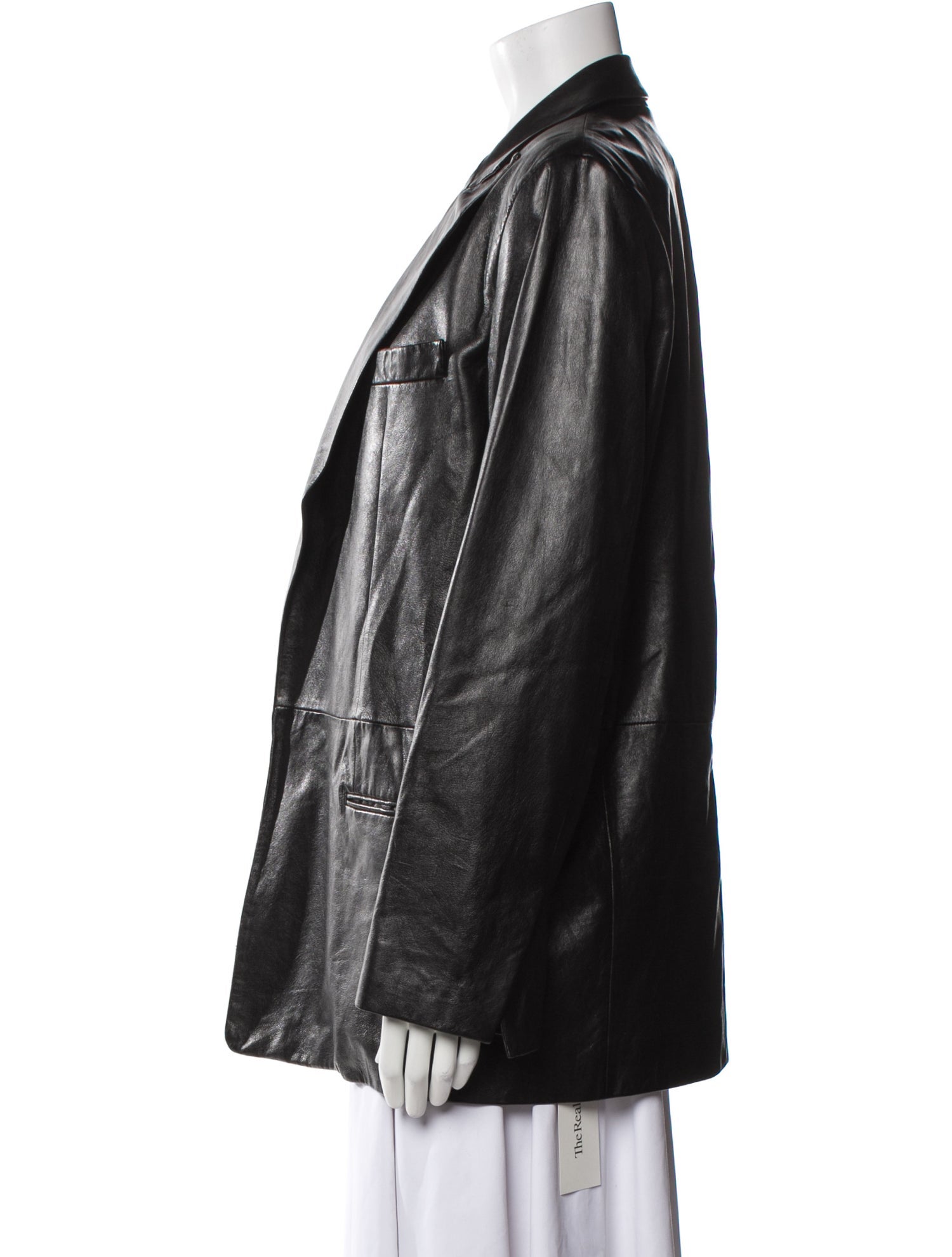 Helmut Lang Leather Blazer