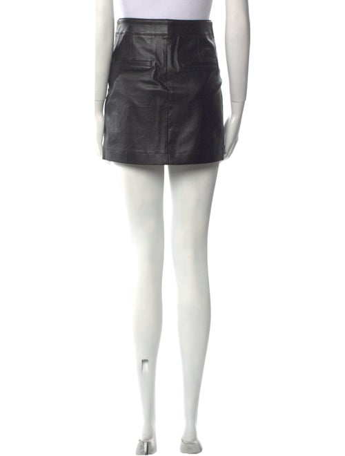 Helmut Lang Leather Mini Skirt