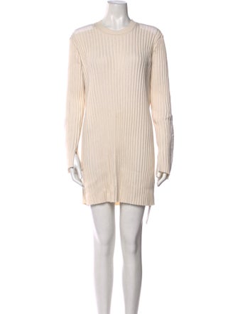 Helmut Lang Crew Neck Mini Dress