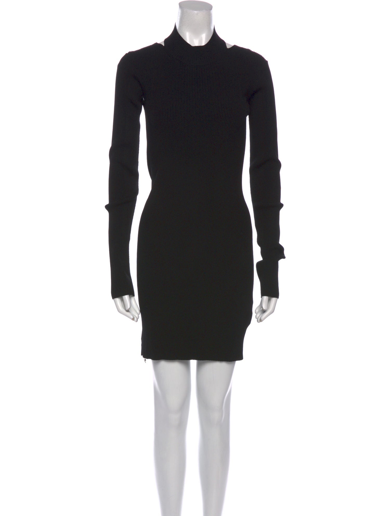 Helmut Lang Mock Neck Mini Dress