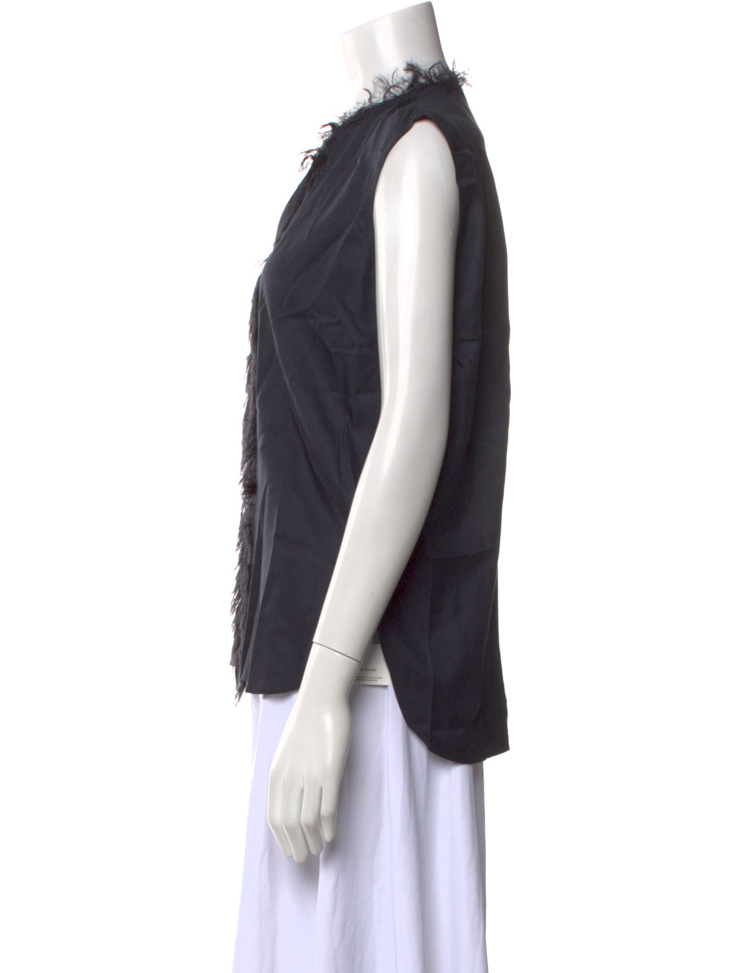 Helmut Lang Silk V-Neck Blouse