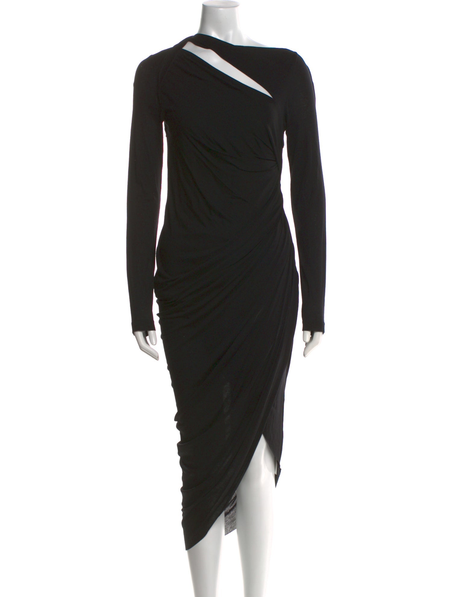 Helmut Lang One-Shoulder Knee-Length Dress