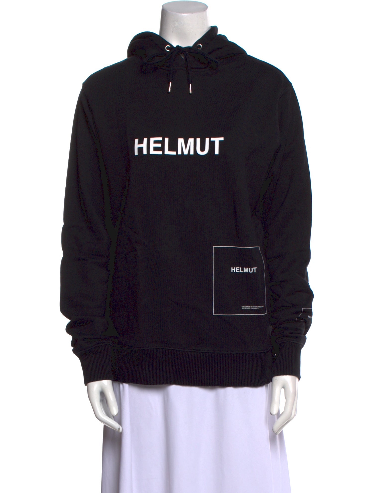 Helmut Lang Graphic Print Crew Neck Sweatshirt