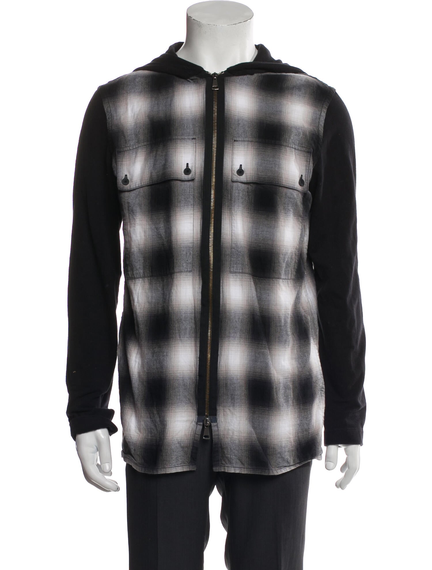 Helmut Lang Plaid Print Jacket