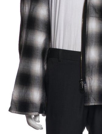 Helmut Lang Plaid Print Jacket