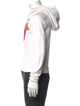 Helmut Lang Graphic Print Crew Neck Hoodie