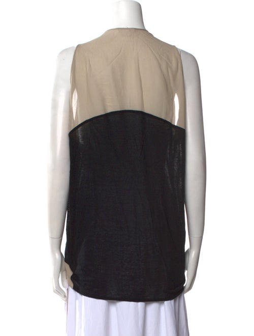 Helmut Lang V-Neck Sleeveless Top