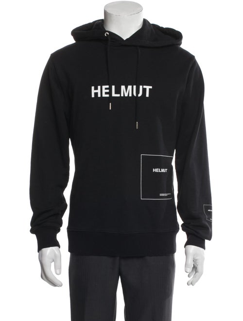 Helmut Lang Graphic Print Crew Neck Hoodie
