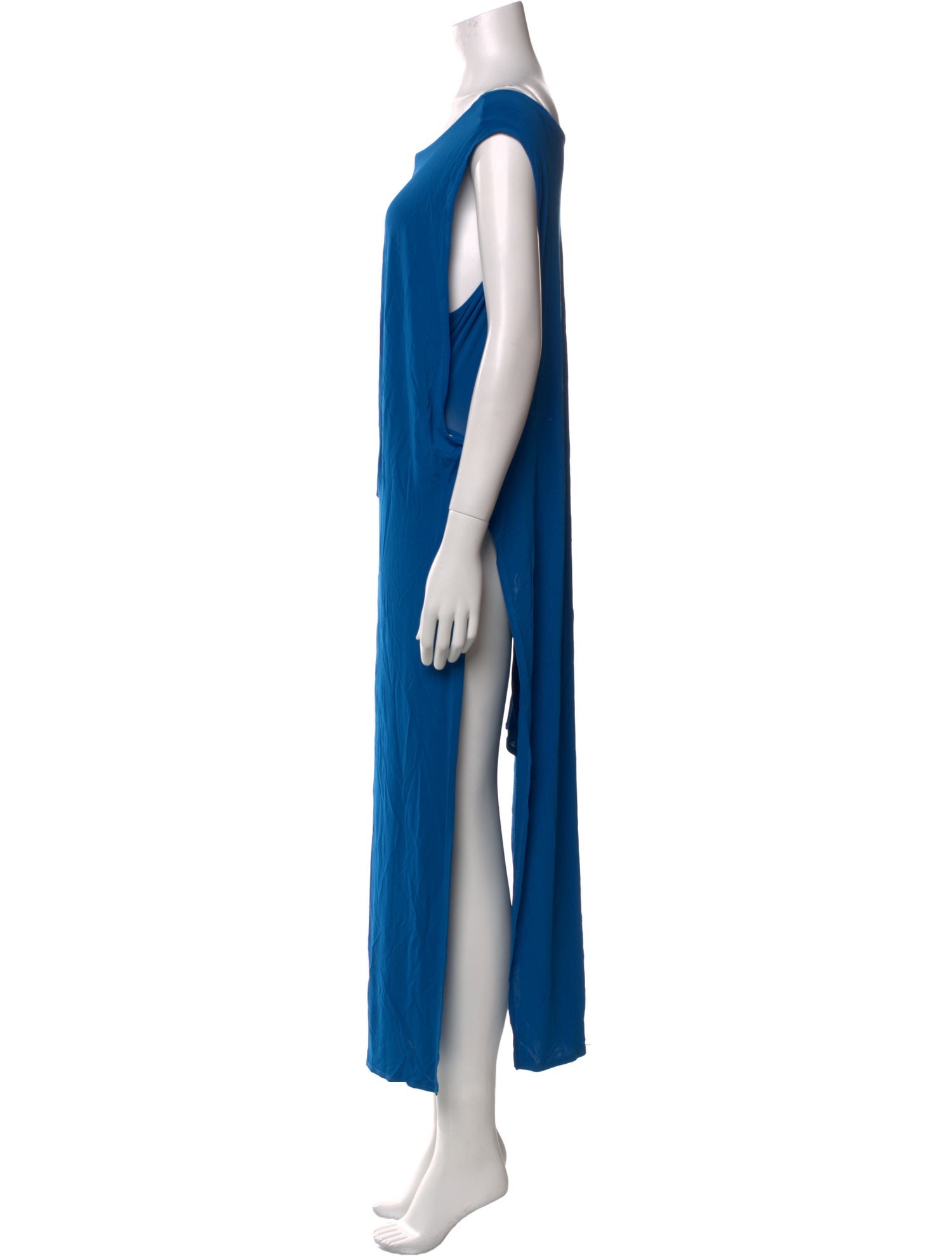Helmut Lang Scoop Neck Long Dress