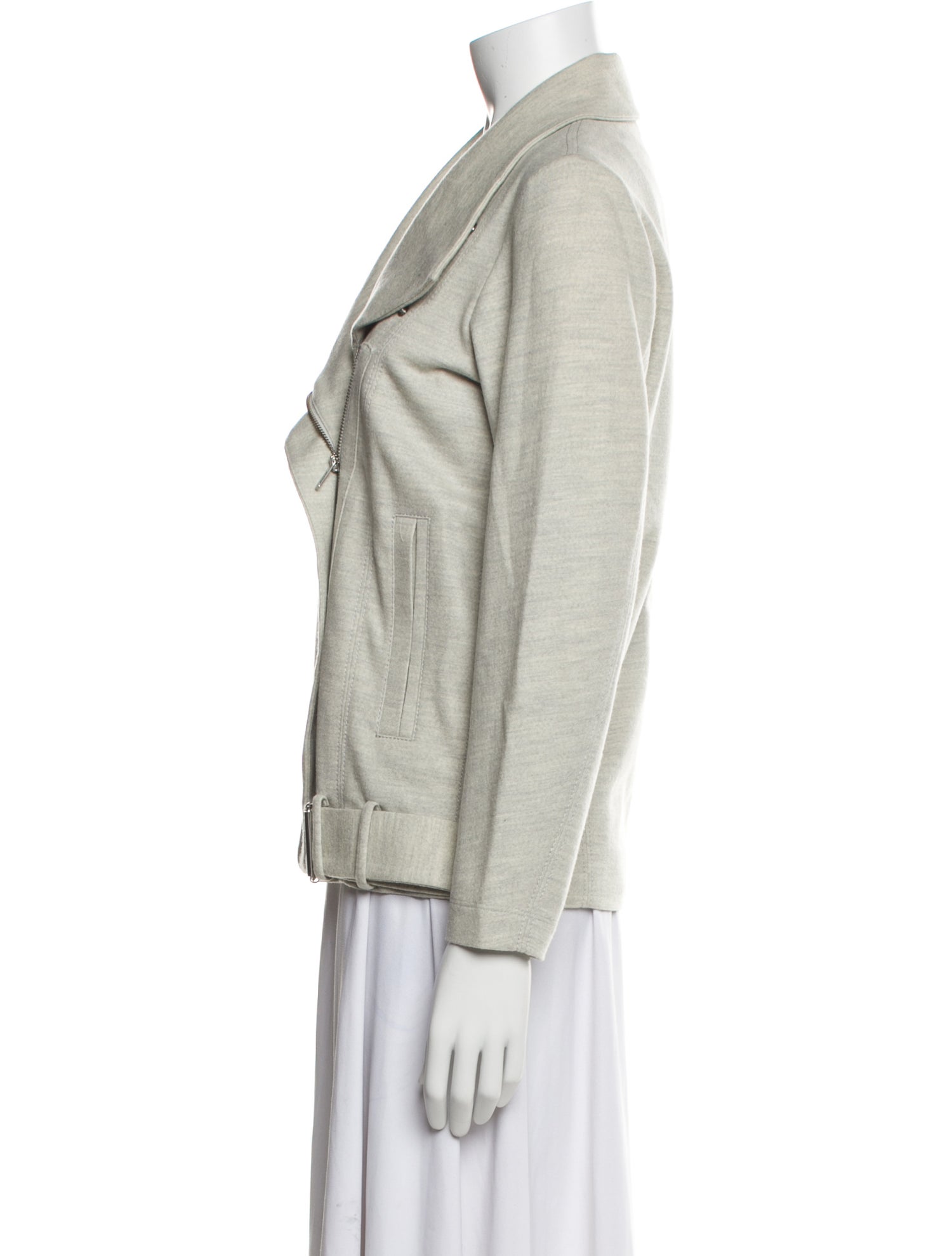 Helmut Lang Wool Biker Jacket