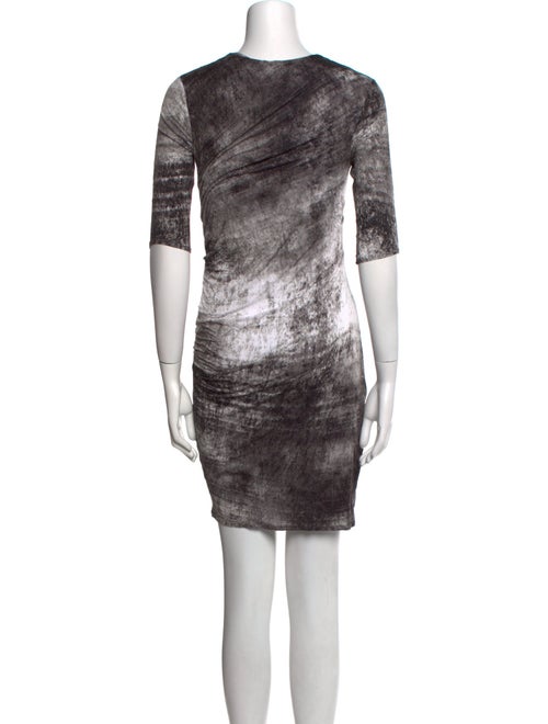 Helmut Lang Tie-Dye Print Mini Dress