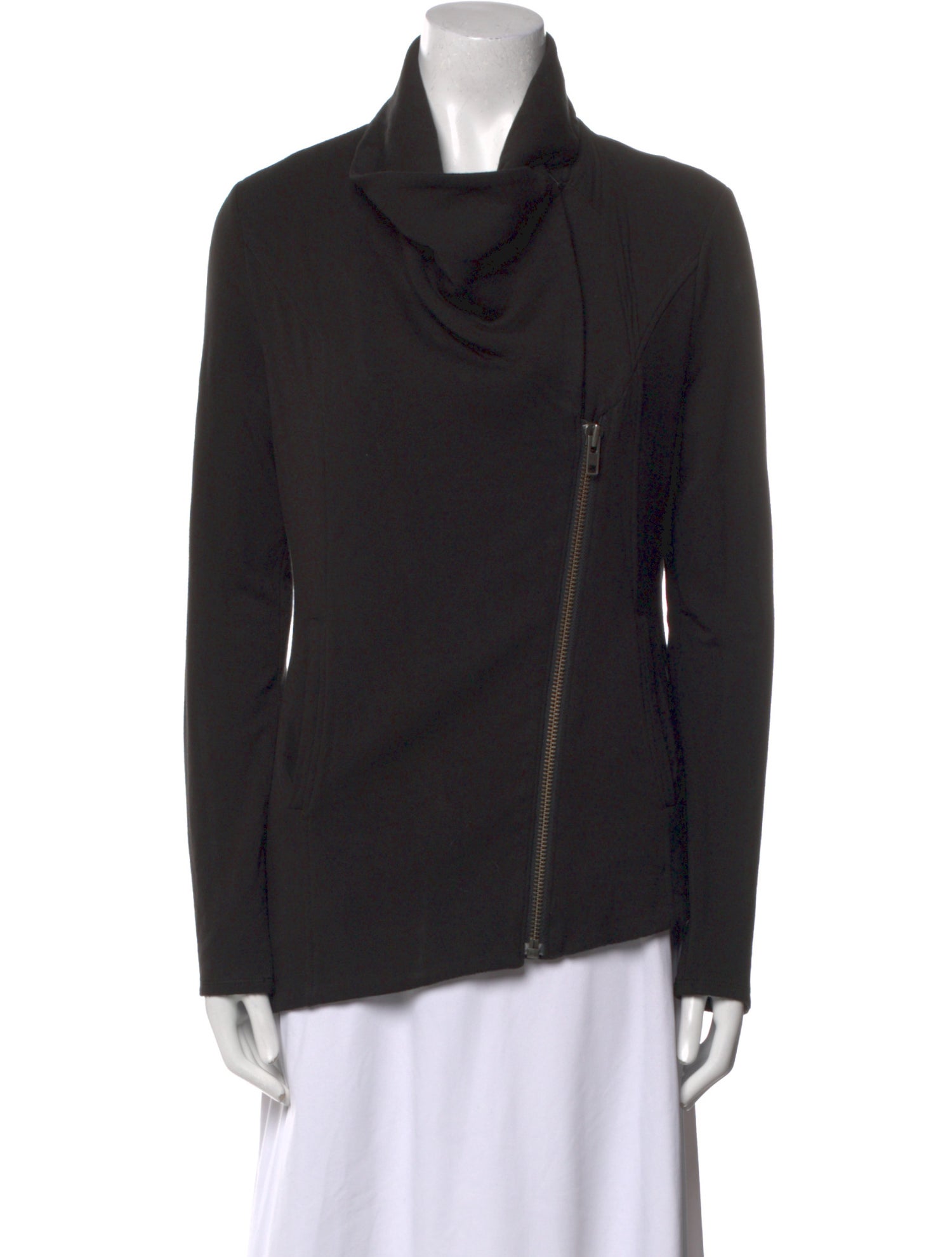 Helmut Lang Cowl Neck Long Sleeve Sweatshirt