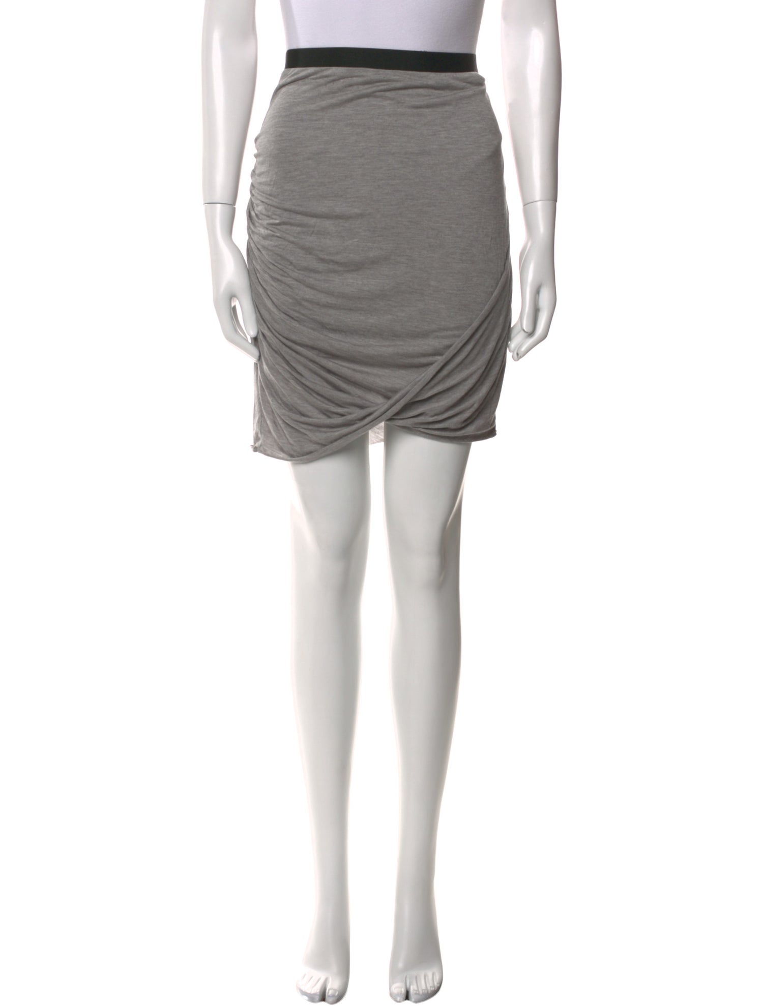 Helmut Lang Ruffle Embellishment Mini Skirt