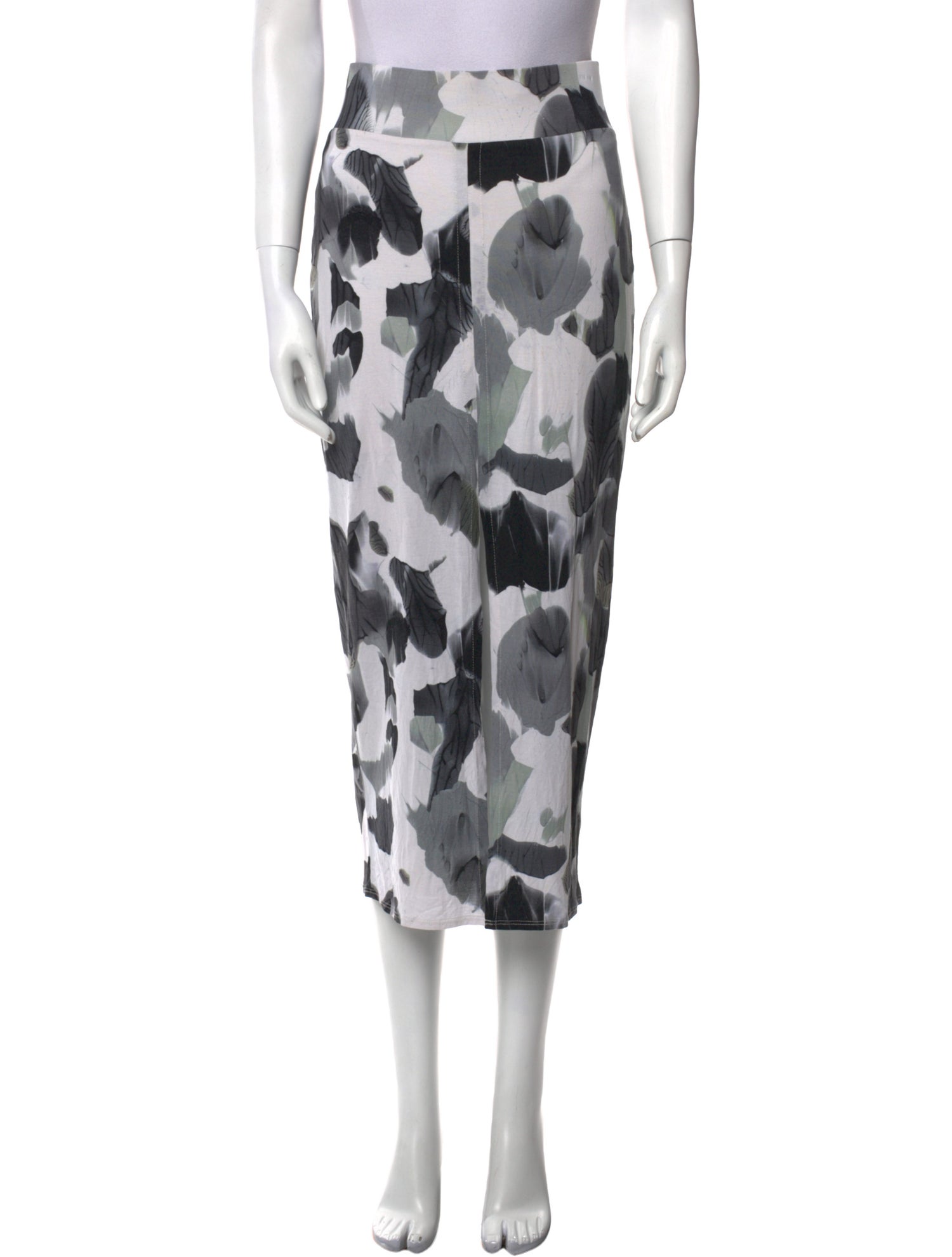 Helmut Lang Silk Midi Length Skirt