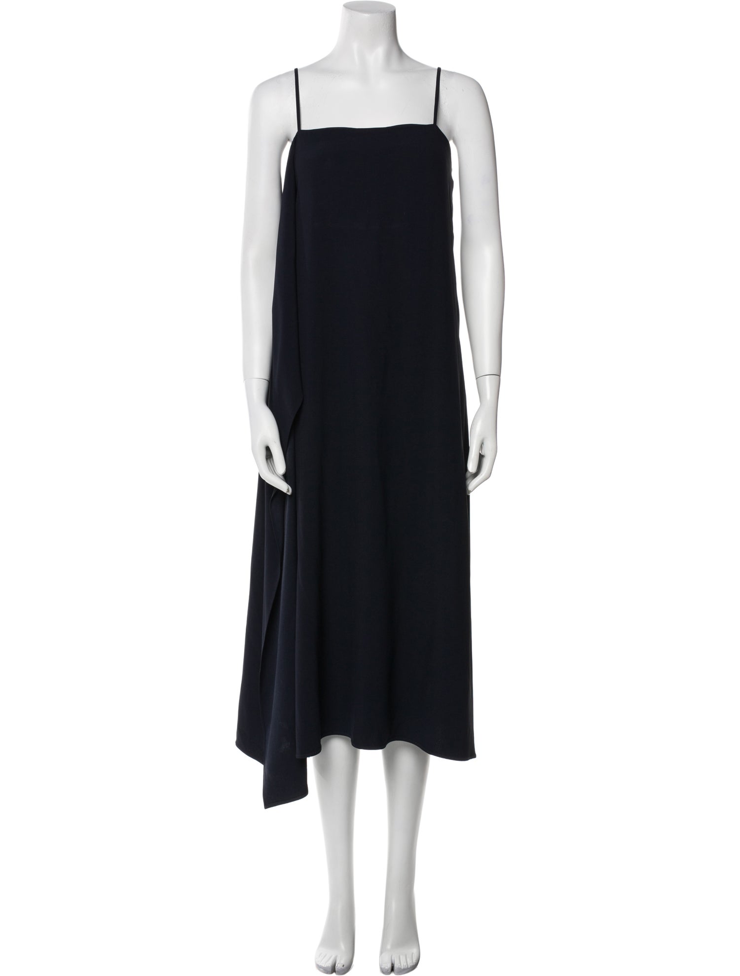 Helmut Lang Square Neckline Knee-Length Dress