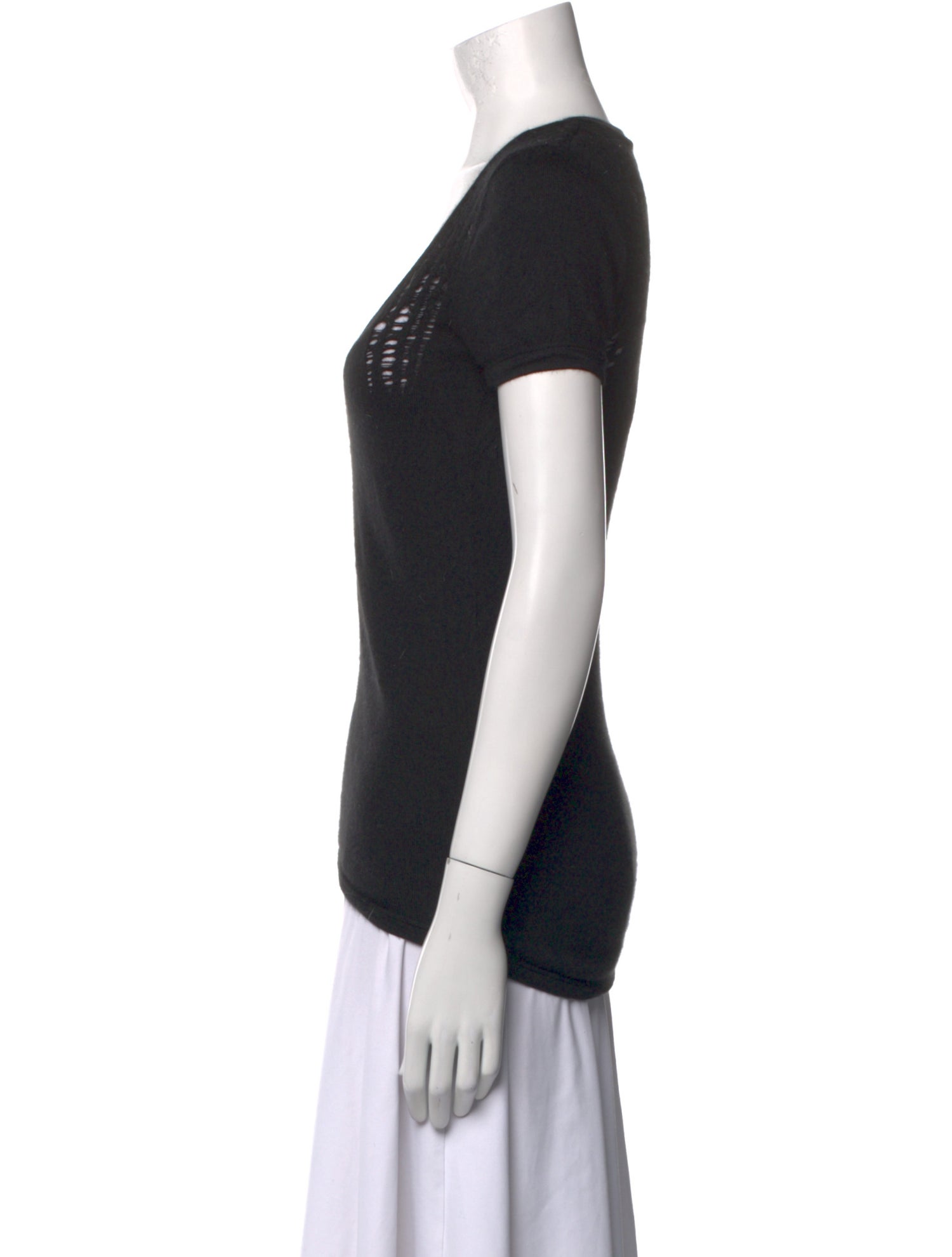 Helmut Lang Cashmere Scoop Neck Sweater