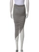 Helmut Lang Raw-Edge Trim Midi Length Skirt