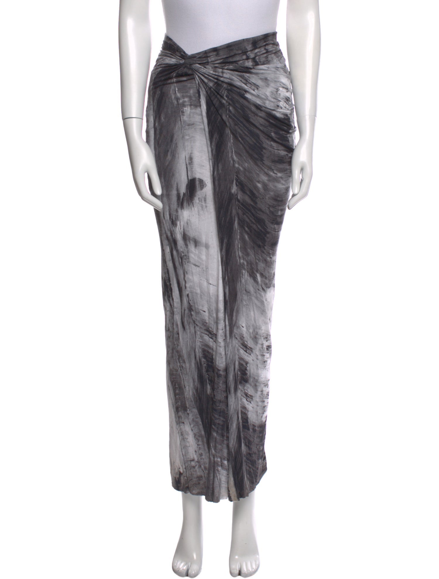 Helmut Lang Printed Long Skirt