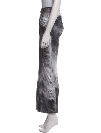 Helmut Lang Printed Long Skirt