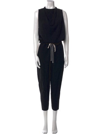 Helmut Lang Mock Neck Jumpsuit