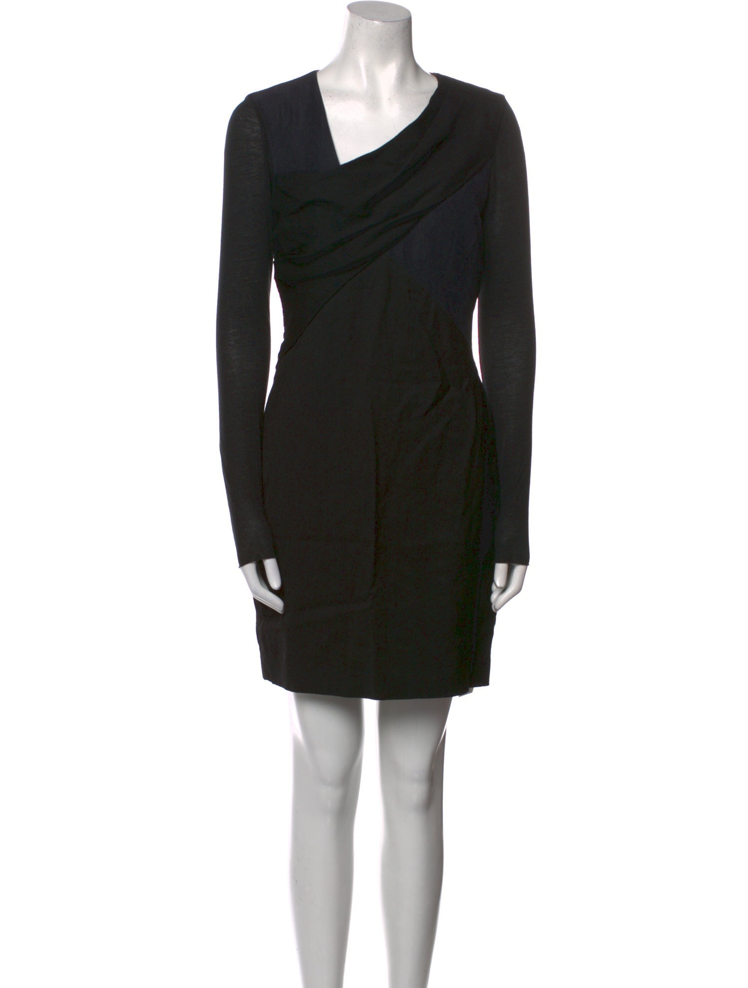 Helmut Lang Cowl Neck Mini Dress