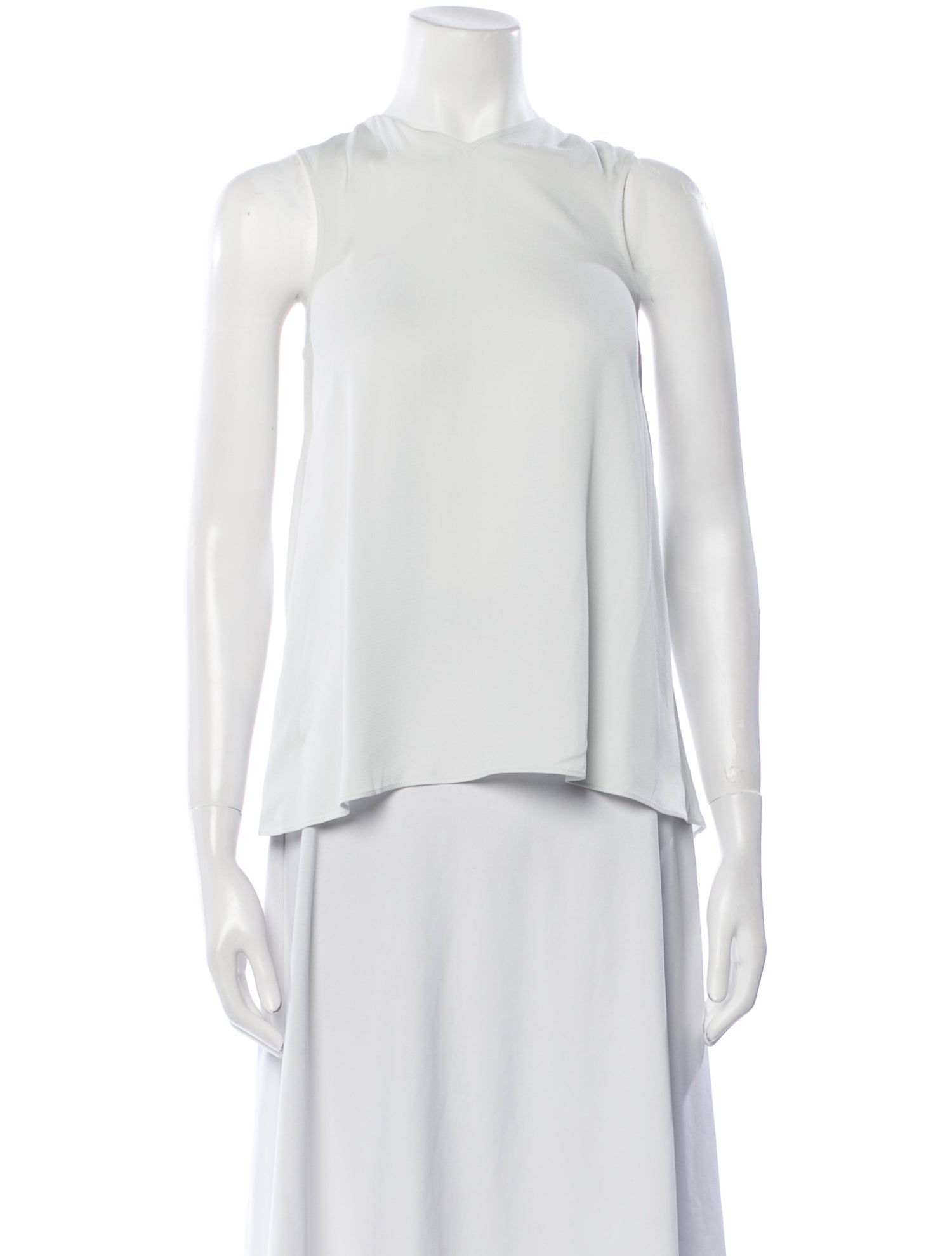 Helmut Lang Crew Neck Sleeveless Blouse w/ Tags