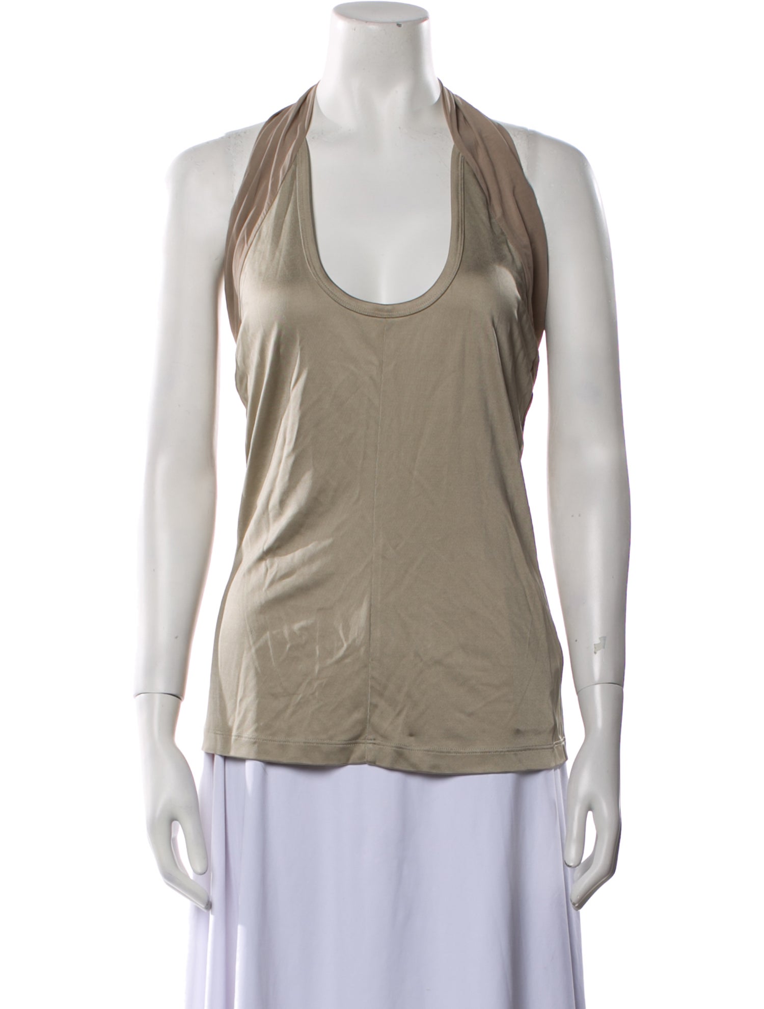 Helmut Lang Scoop Neck Sleeveless Top