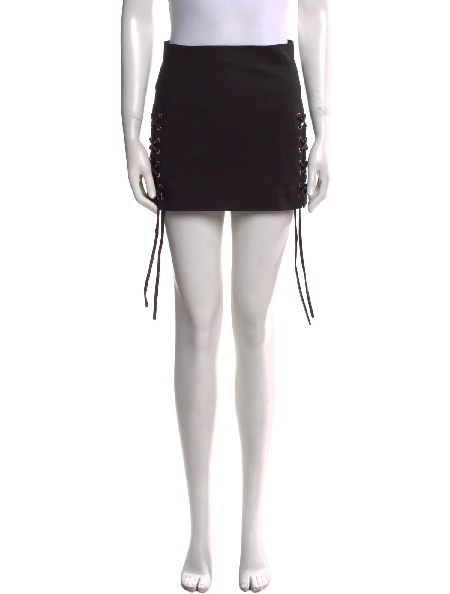 Helmut Lang Braided Accents Mini Skirt