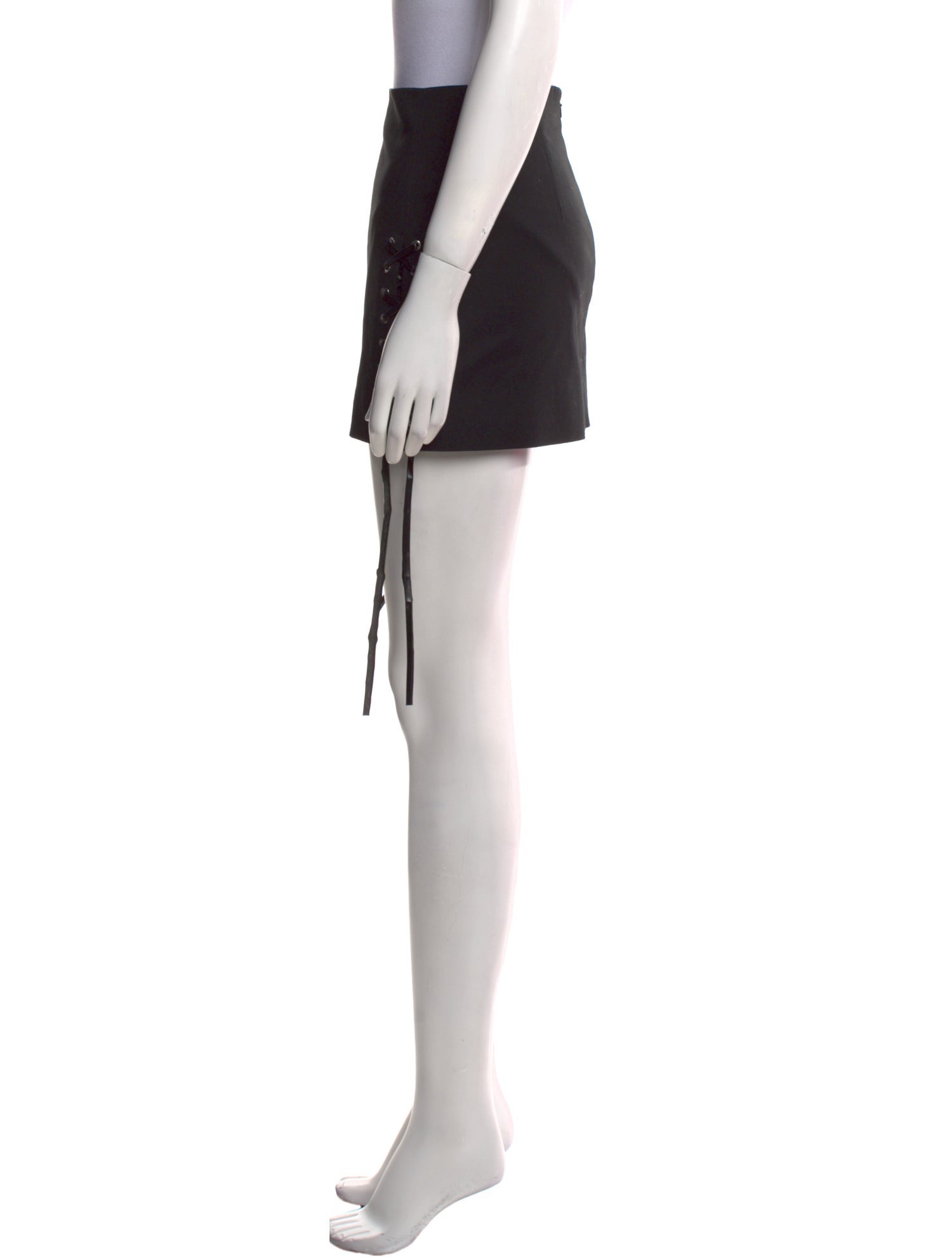 Helmut Lang Braided Accents Mini Skirt