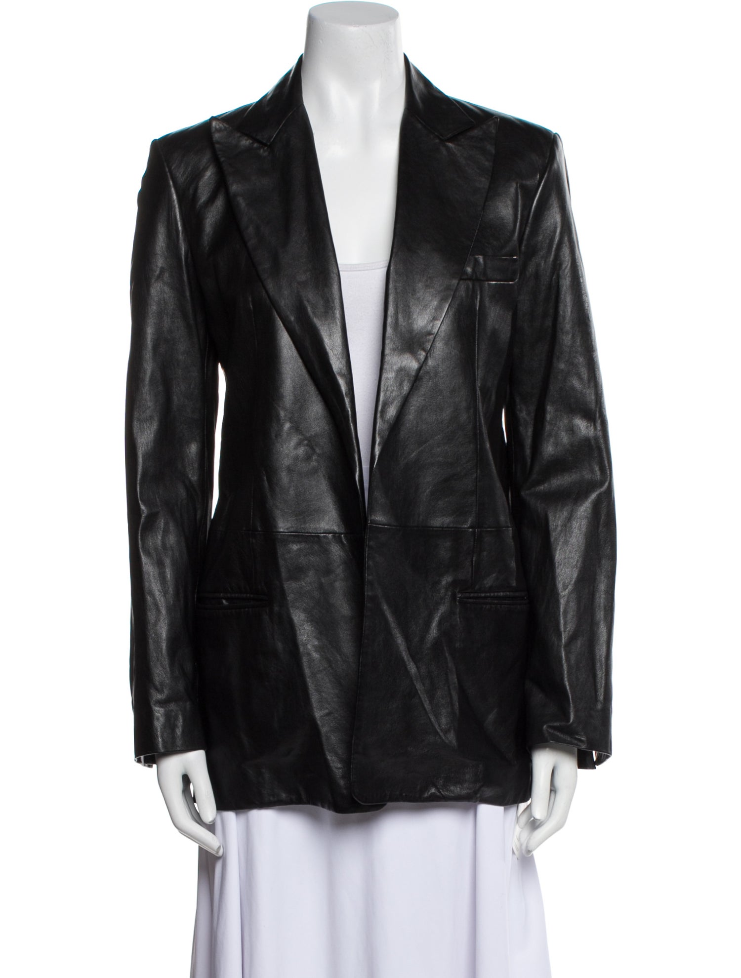 Helmut Lang Leather Blazer w/ Tags