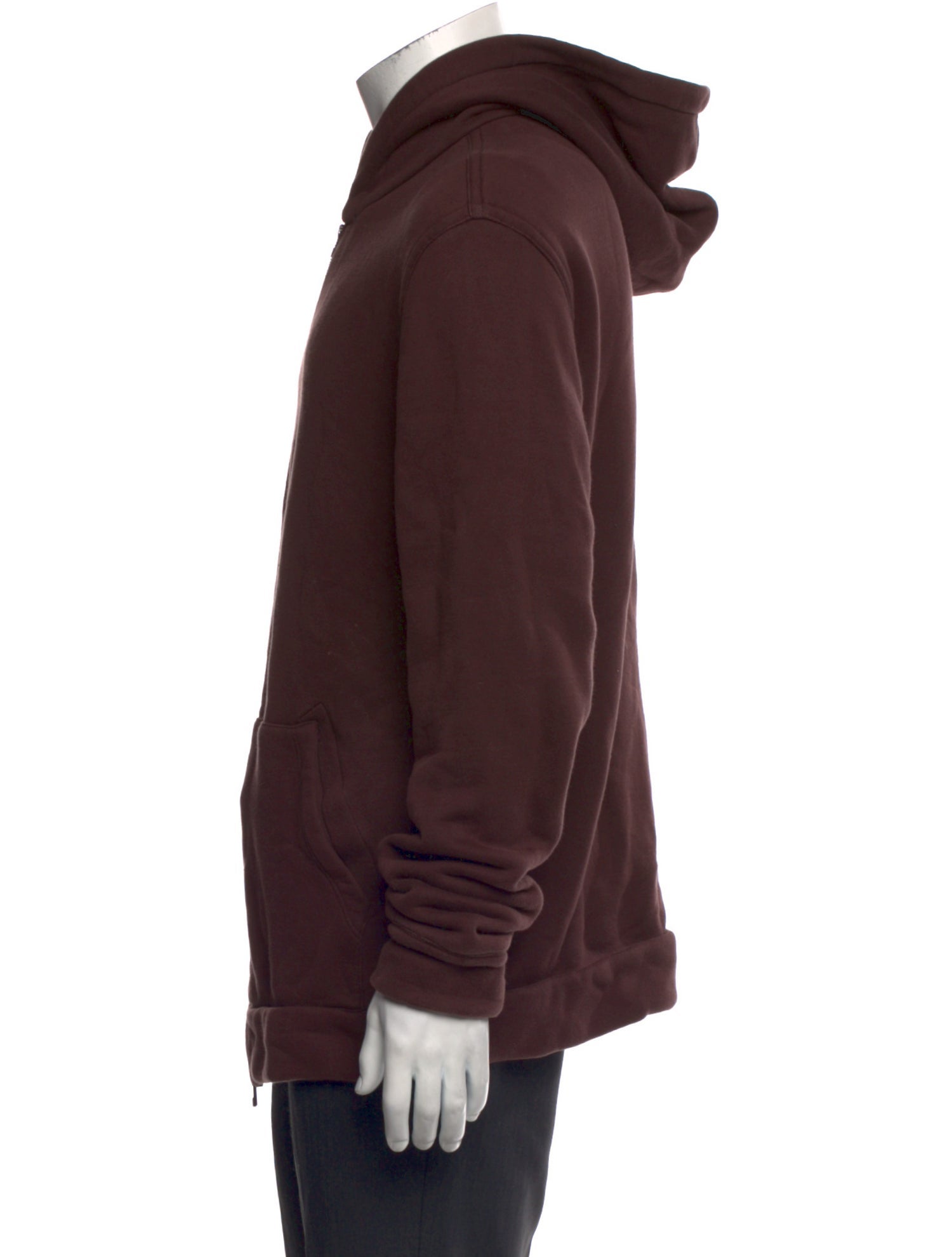 Helmut Lang Linen V-Neck Hoodie