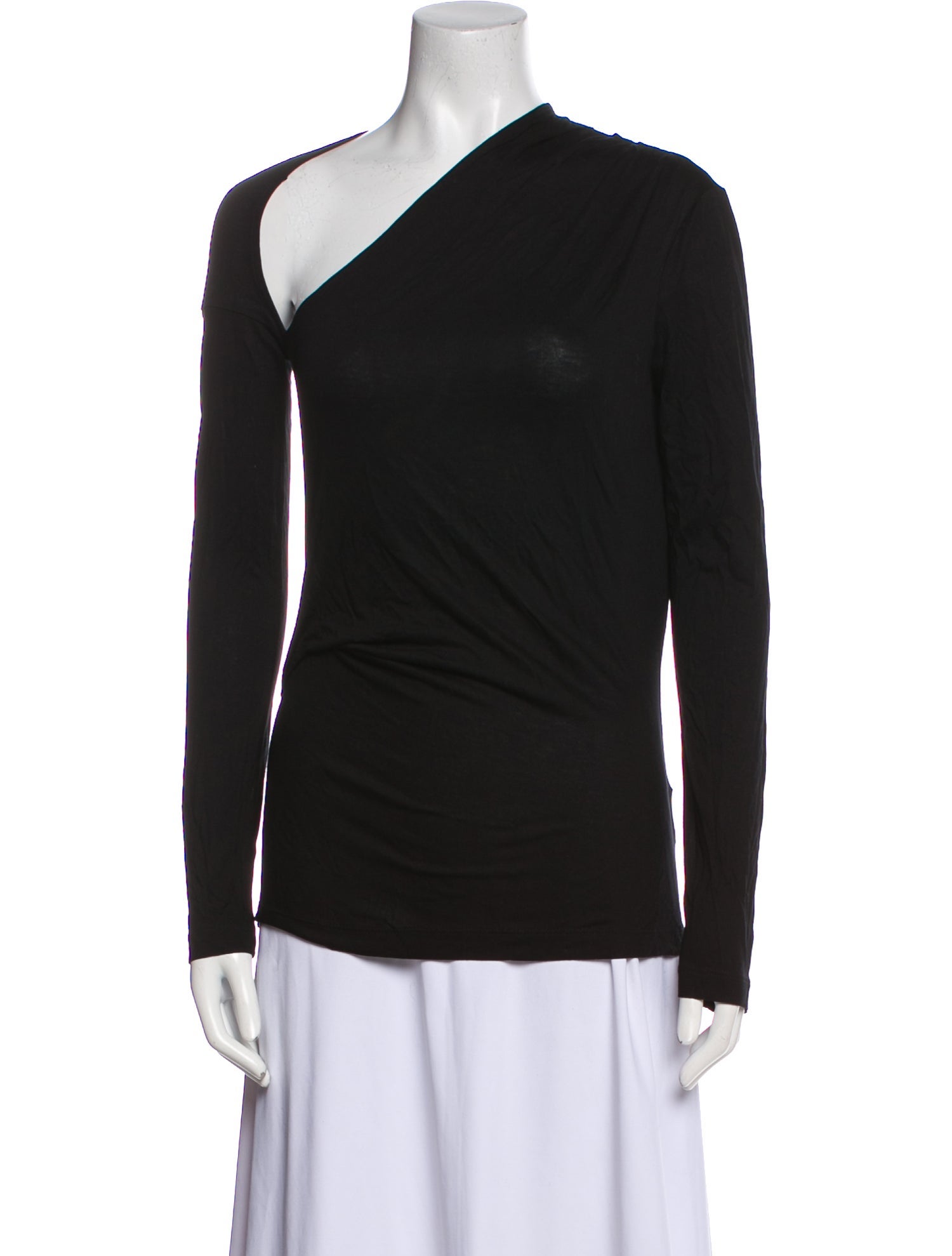 Helmut Lang Asymmetrical Long Sleeve Top w/ Tags