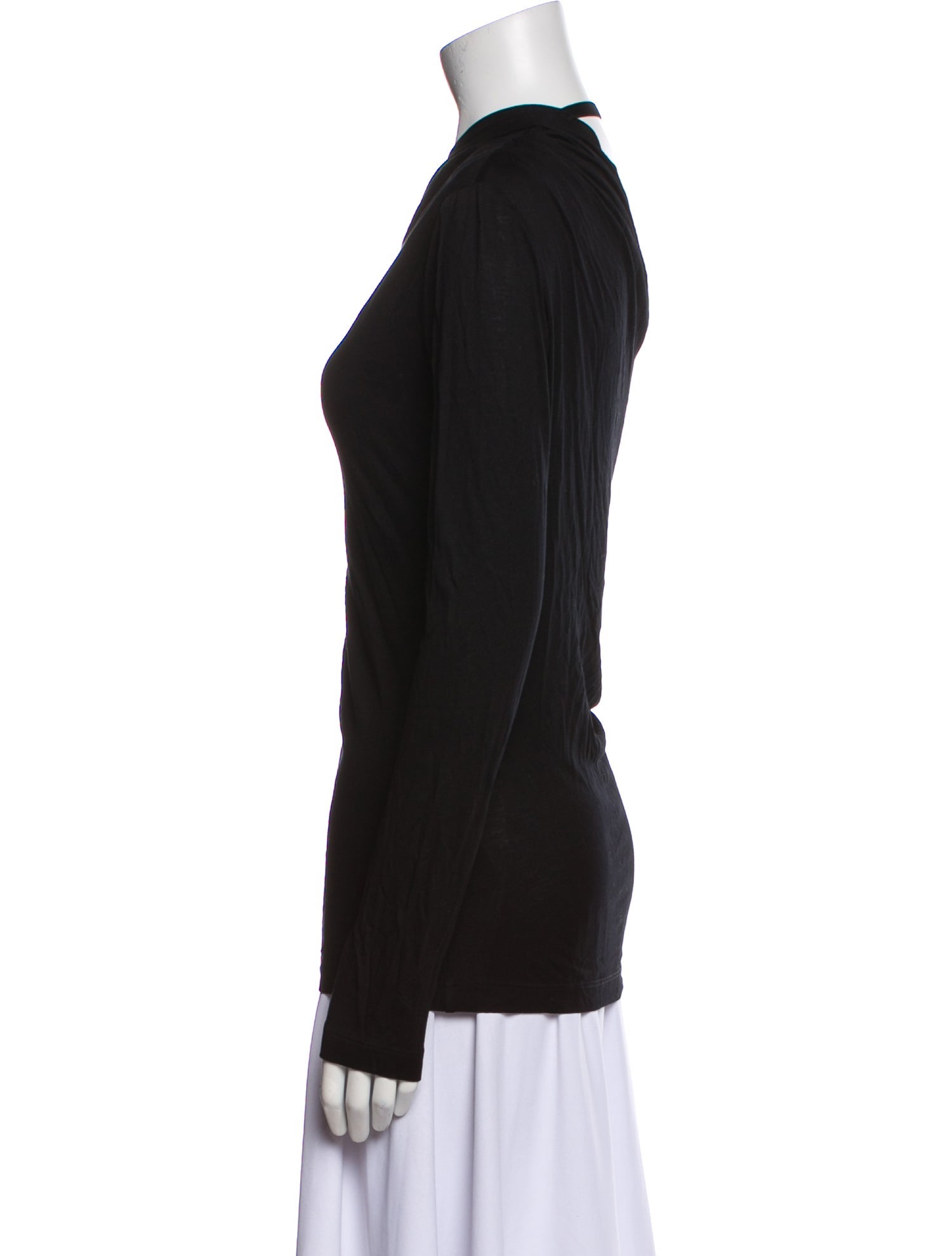 Helmut Lang Asymmetrical Long Sleeve Top w/ Tags