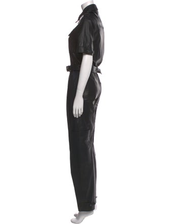 Helmut Lang Lamb Leather Jumpsuit