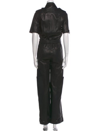 Helmut Lang Lamb Leather Jumpsuit