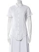 Helmut Lang Short Sleeve Button-Up Top
