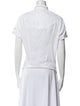 Helmut Lang Short Sleeve Button-Up Top