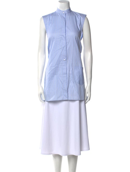 Helmut Lang Striped Mock Neck Tunic