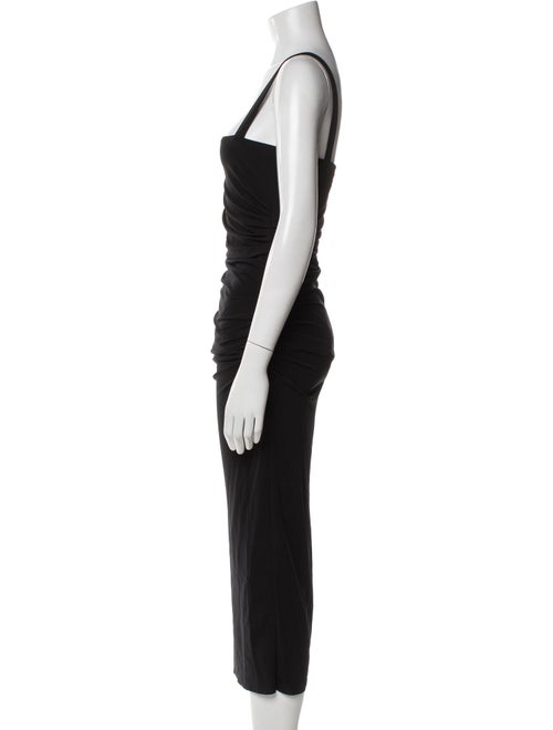 Helmut Lang Square Neckline Long Dress