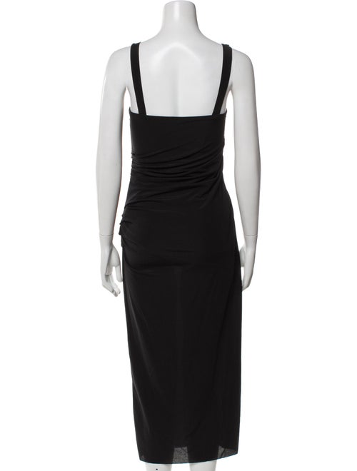 Helmut Lang Square Neckline Long Dress