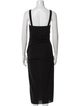 Helmut Lang Square Neckline Long Dress