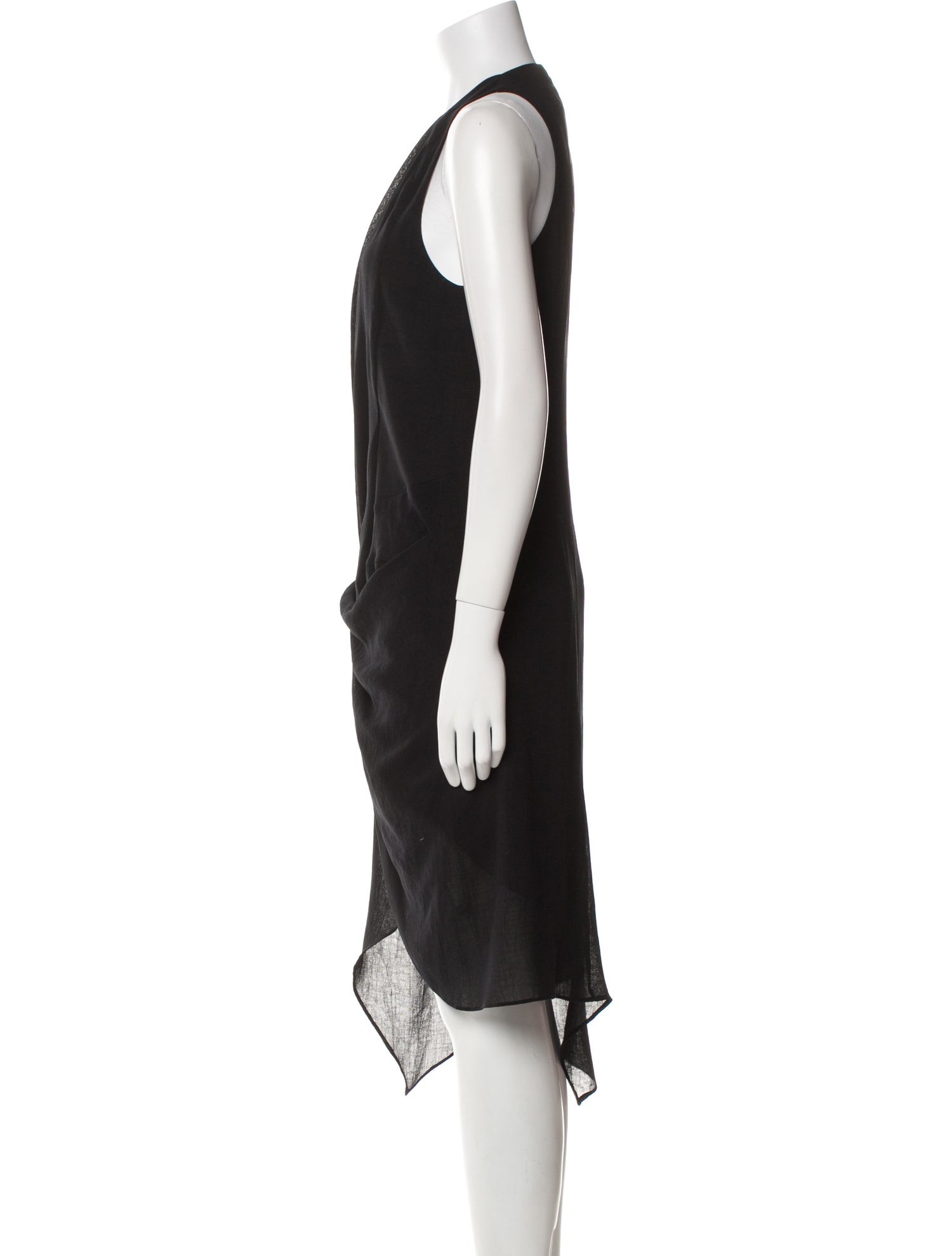 Helmut Lang Cowl Neck Knee-Length Dress