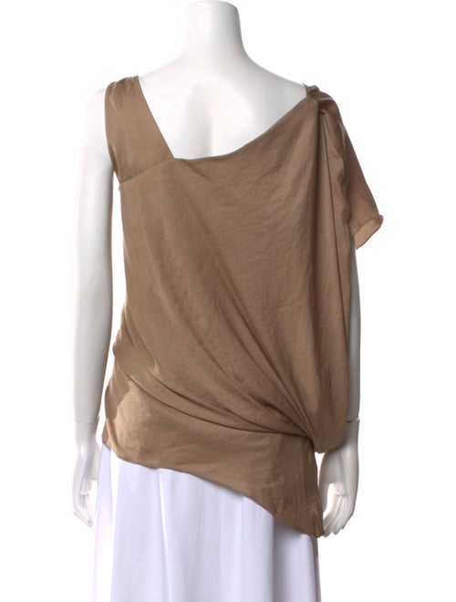 Helmut Lang Cowl Neck Short Sleeve Top