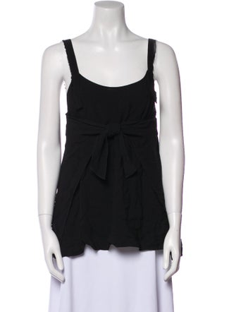 Helmut Lang Scoop Neck Sleeveless Top