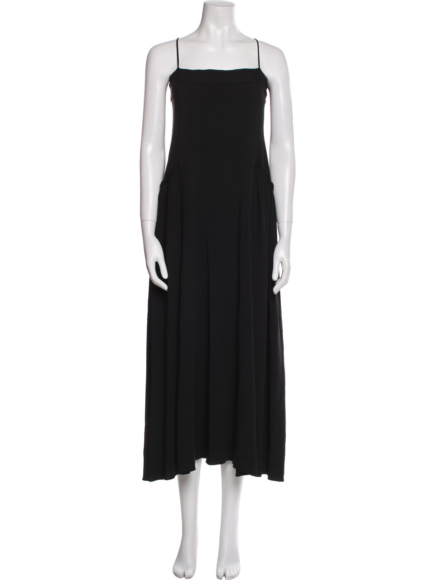 Helmut Lang Square Neckline Long Dress