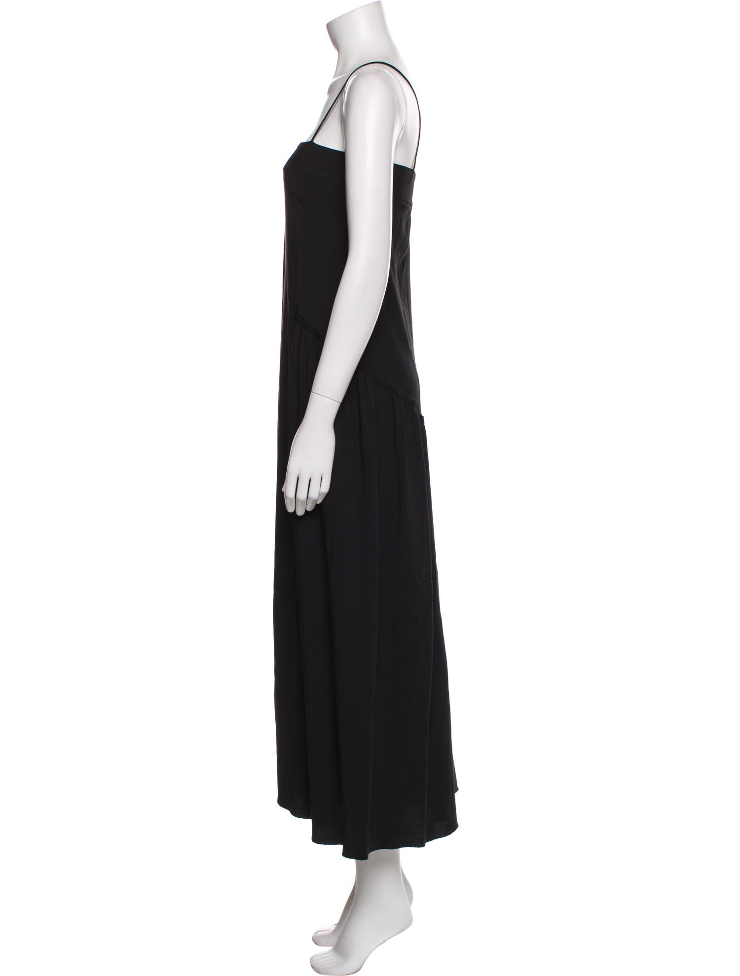 Helmut Lang Square Neckline Long Dress