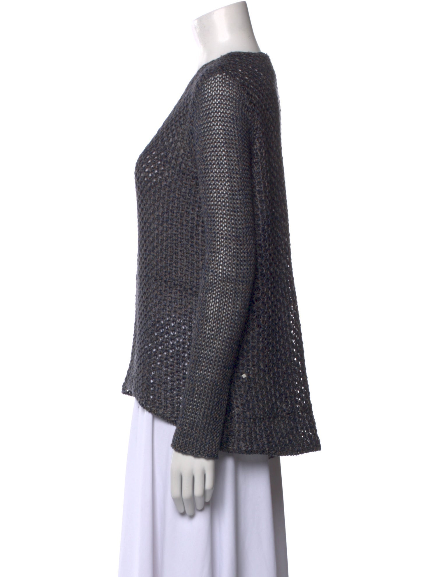 Helmut Lang Linen V-Neck Sweater